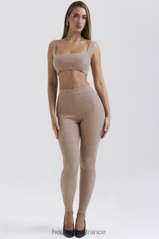 House of CB bralette en laine naturelle d\'orge adhara N888H649 vêtements