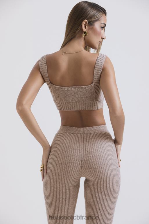 House of CB bralette en laine naturelle d\'orge adhara N888H649 vêtements