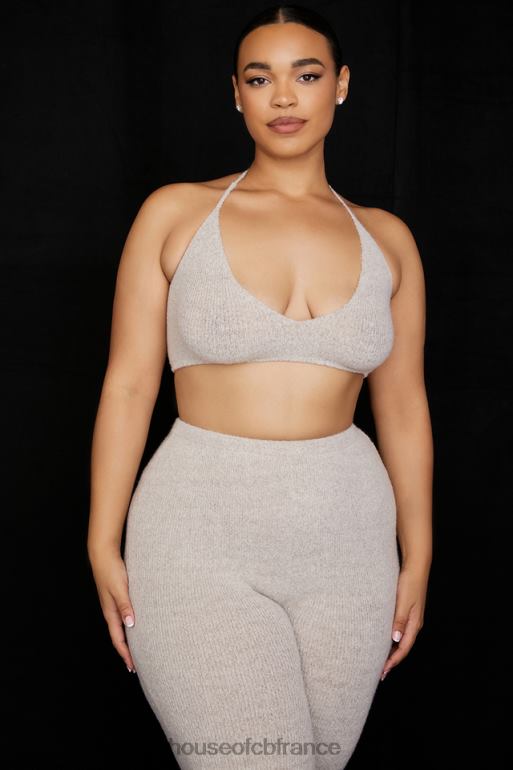 House of CB jolene - bralette en tricot côtelé à l\'avoine N888H731 vêtements