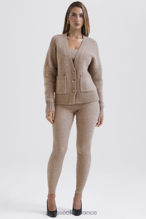 House of CB alara orge cardigan en laine naturelle épaisse N888H648 vêtements