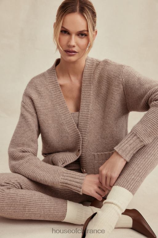 House of CB alara orge cardigan en laine naturelle épaisse N888H648 vêtements