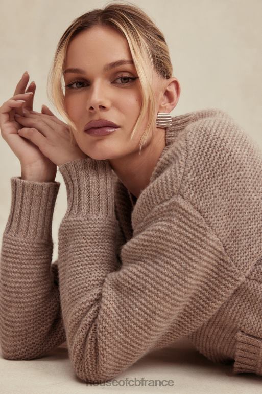 House of CB alara orge cardigan en laine naturelle épaisse N888H648 vêtements