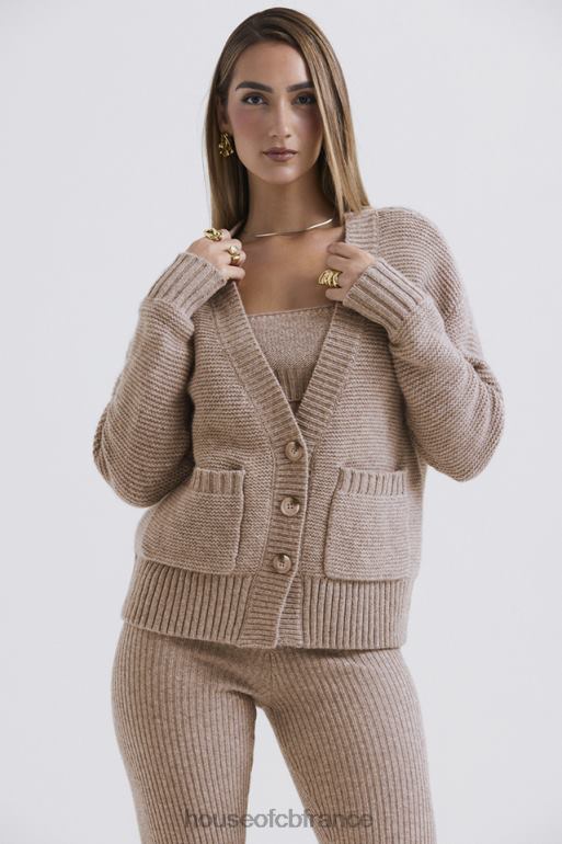 House of CB alara orge cardigan en laine naturelle épaisse N888H648 vêtements
