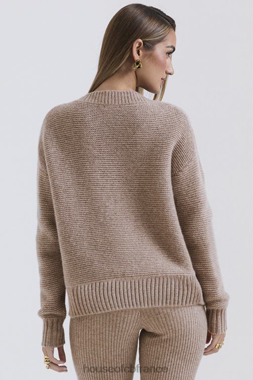 House of CB alara orge cardigan en laine naturelle épaisse N888H648 vêtements