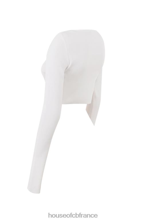 House of CB cardigan court ivoire eloise N888H712 vêtements