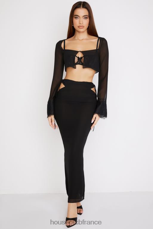 House of CB cardigan court noir tara N888H729 vêtements