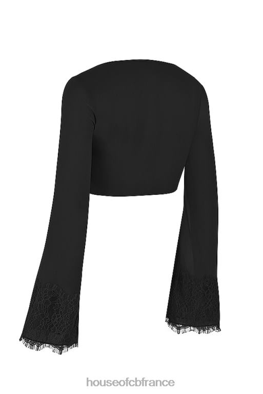 House of CB cardigan court noir tara N888H729 vêtements
