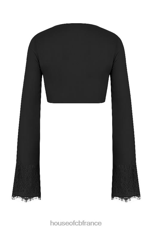 House of CB cardigan court noir tara N888H729 vêtements