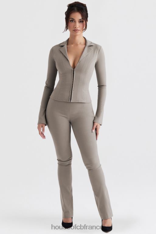 House of CB chemise ajustée fumée zakira N888H699 vêtements