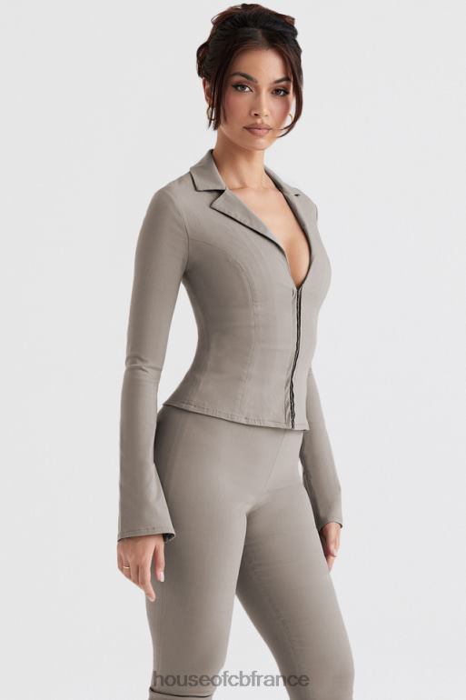 House of CB chemise ajustée fumée zakira N888H699 vêtements