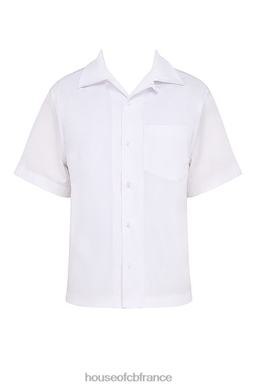 House of CB chemise oversize blanche maiko N888H671 vêtements