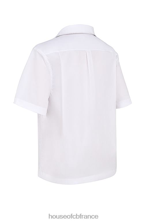 House of CB chemise oversize blanche maiko N888H671 vêtements