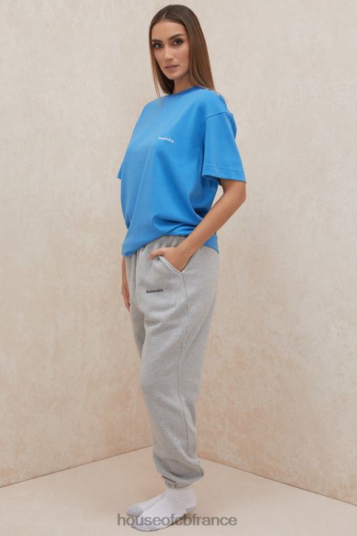 House of CB t-shirt oversize en jersey de coton bleu Quinn N888H788 vêtements