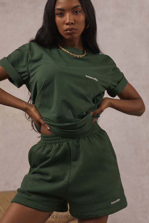 House of CB t-shirt oversize en jersey de coton vert Quinn N888H789 vêtements