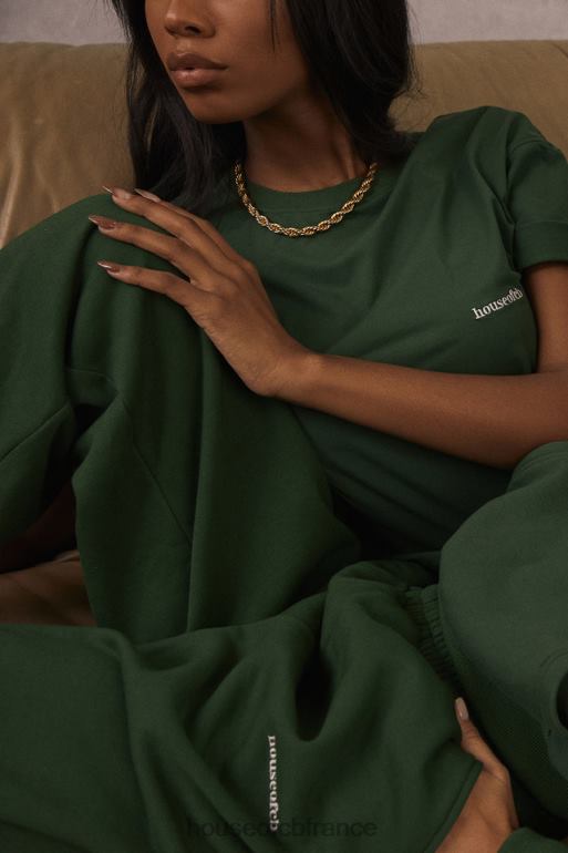 House of CB t-shirt oversize en jersey de coton vert Quinn N888H789 vêtements