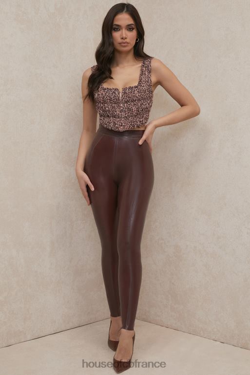 House of CB Carly - Corset froncé à imprimé animal N888H93 vêtements