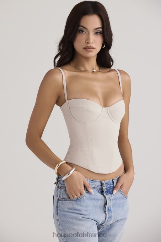 House of CB corset à armatures Shanna Oyster N888H54 vêtements