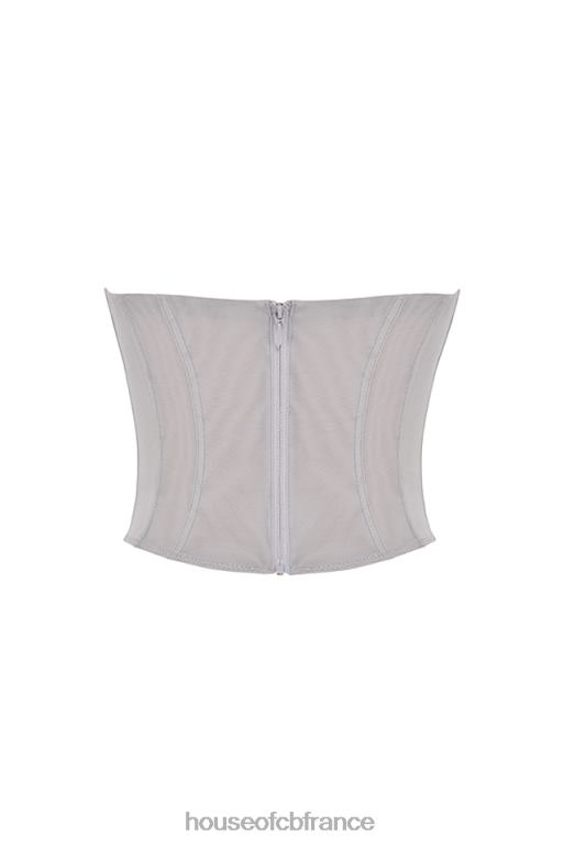 House of CB corset à armatures demi gris N888H51 vêtements