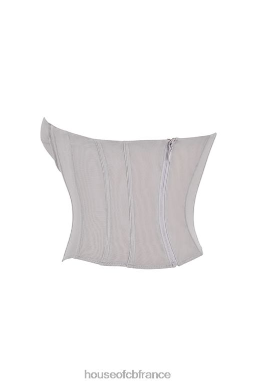 House of CB corset à armatures demi gris N888H51 vêtements