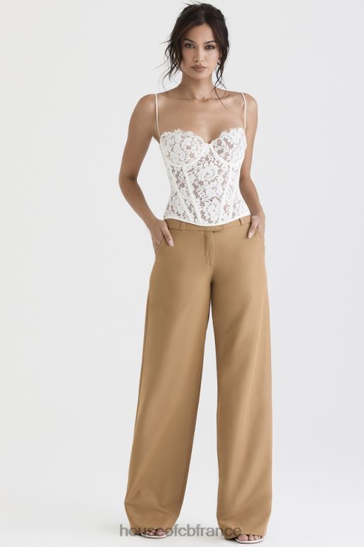 House of CB corset à armatures en dentelle ivoire Mila N888H42 vêtements