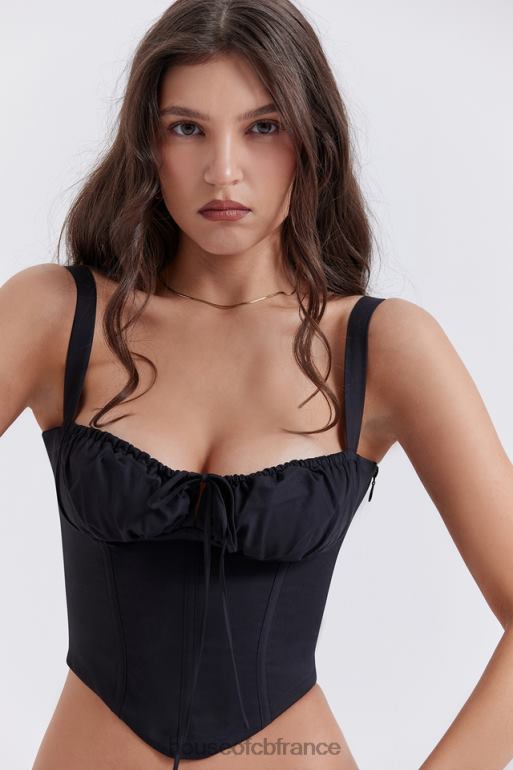 House of CB corset bustier noir analia N888H27 vêtements