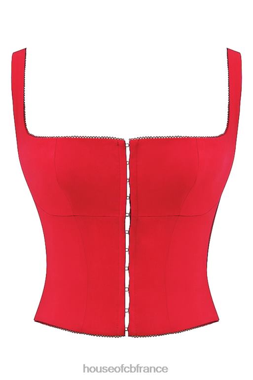 House of CB corset cerise pia N888H23 vêtements