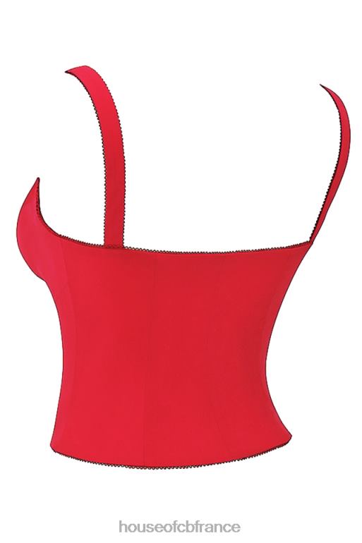 House of CB corset cerise pia N888H23 vêtements