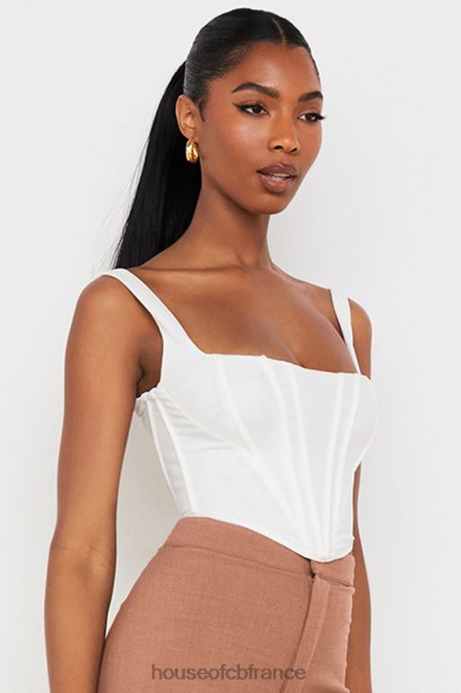 House of CB corset en maille blanche ninetta N888H89 vêtements