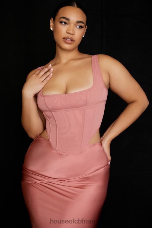 House of CB corset en maille edetta rose N888H73 vêtements