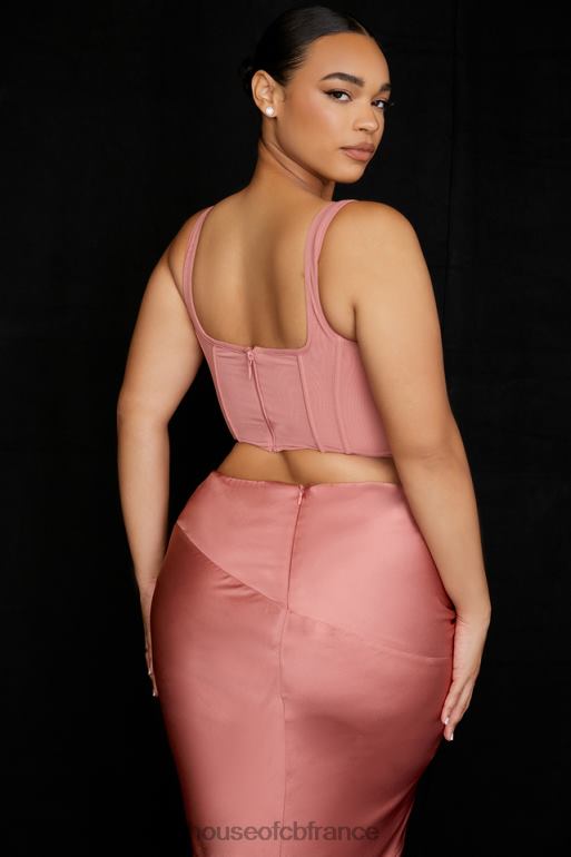House of CB corset en maille edetta rose N888H73 vêtements