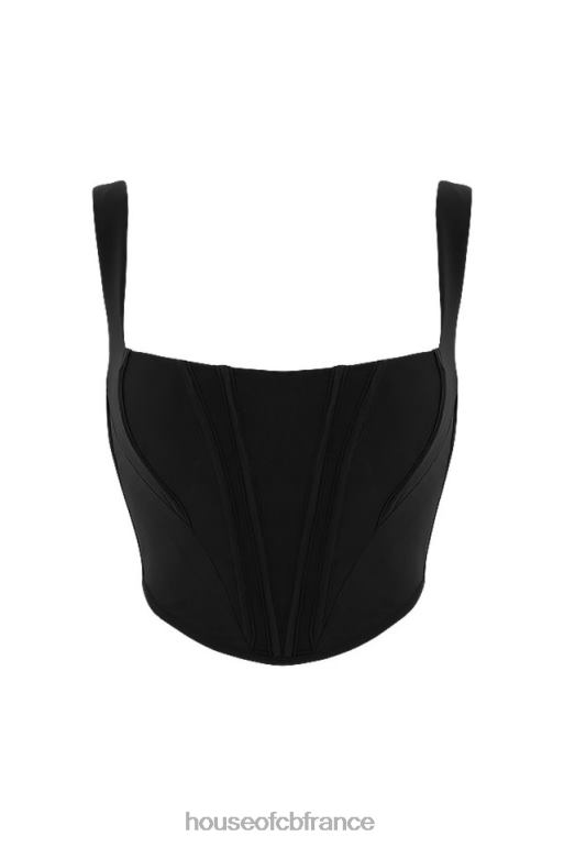 House of CB corset en maille noire ninetta N888H94 vêtements