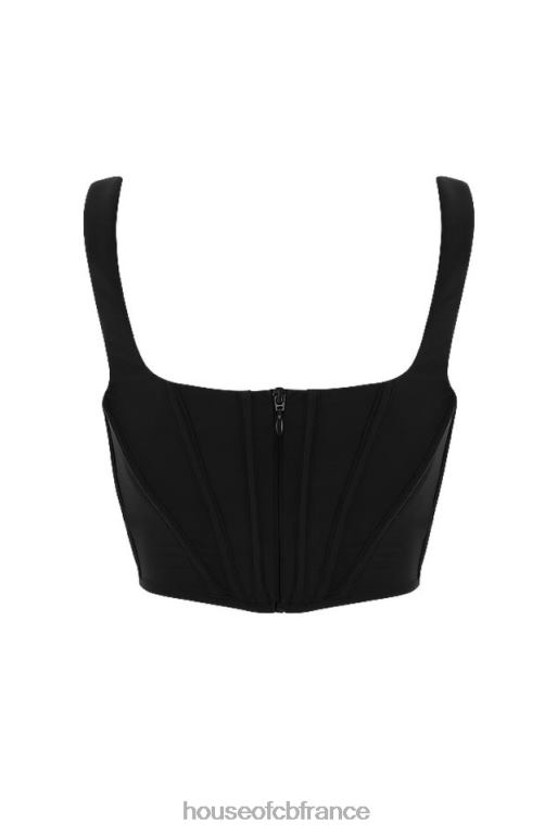 House of CB corset en maille noire ninetta N888H94 vêtements
