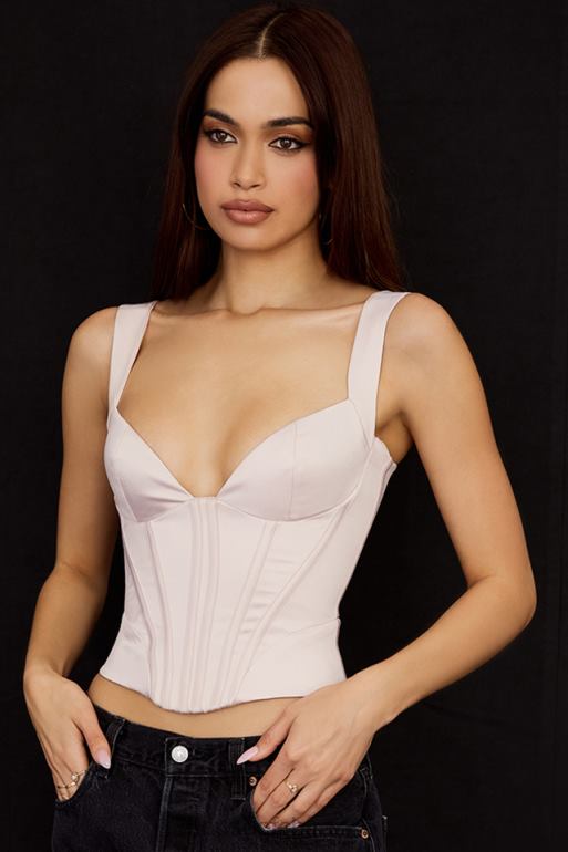 House of CB corset en satin à cristaux liberty N888H64 vêtements