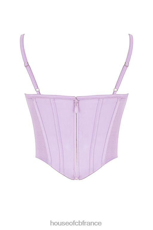 House of CB corset en satin orchidée Tamsin N888H57 vêtements