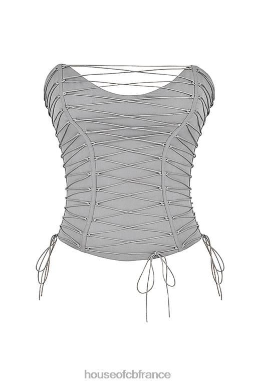 House of CB corset à lacets mirabelle smoke N888H40 vêtements