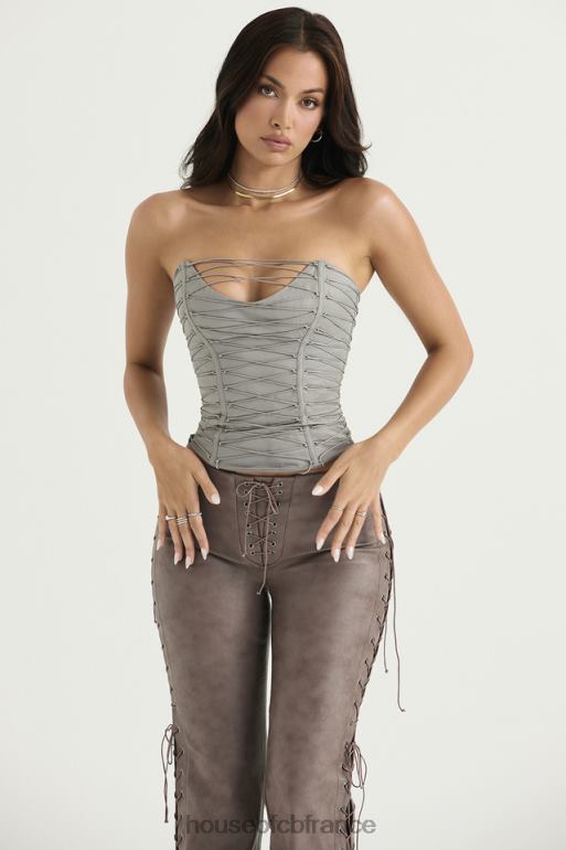 House of CB corset à lacets mirabelle smoke N888H40 vêtements