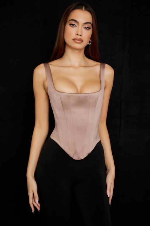 House of CB corset long en satin pierre rafa N888H68 vêtements
