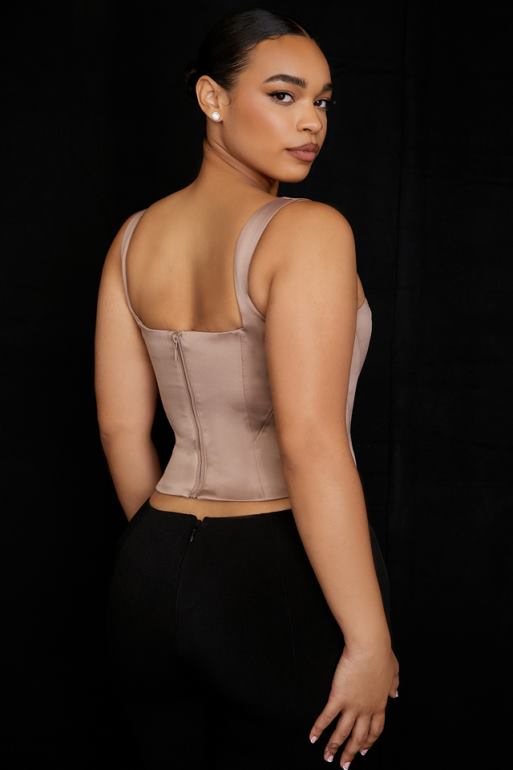 House of CB corset long en satin pierre rafa N888H68 vêtements