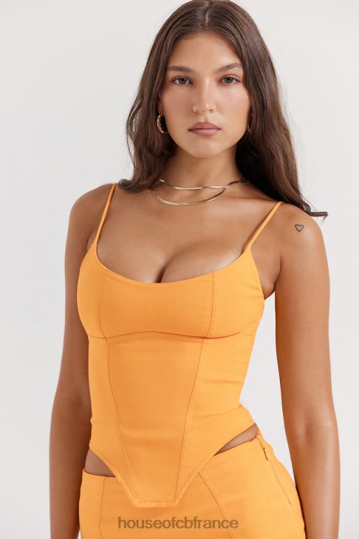 House of CB corset sculptant flavia mandarine N888H18 vêtements