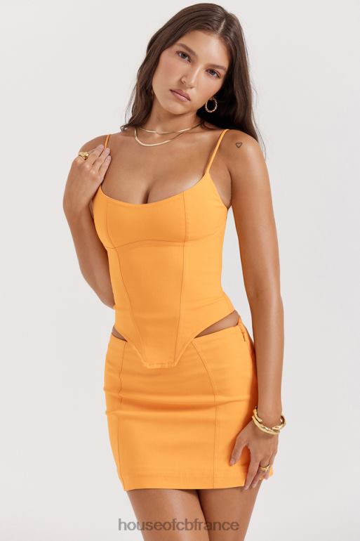 House of CB corset sculptant flavia mandarine N888H18 vêtements