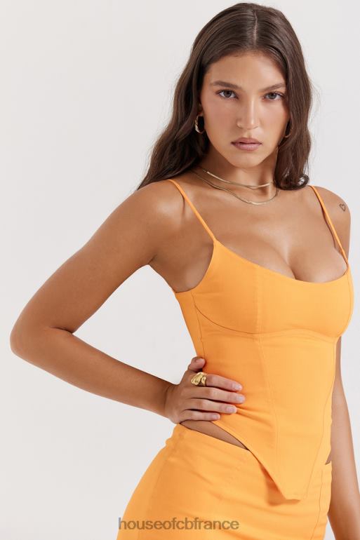 House of CB corset sculptant flavia mandarine N888H18 vêtements