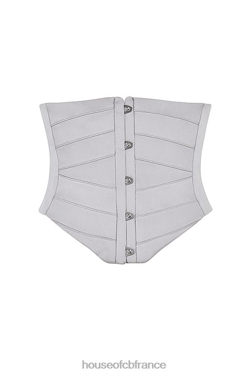 House of CB corset sous la poitrine en satin gris vienne N888H49 vêtements