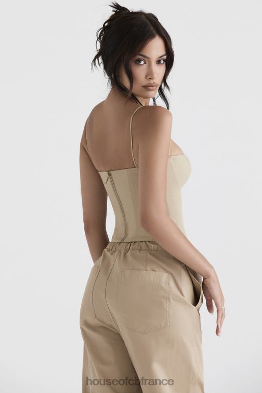 House of CB corset structuré audette camel N888H46 vêtements