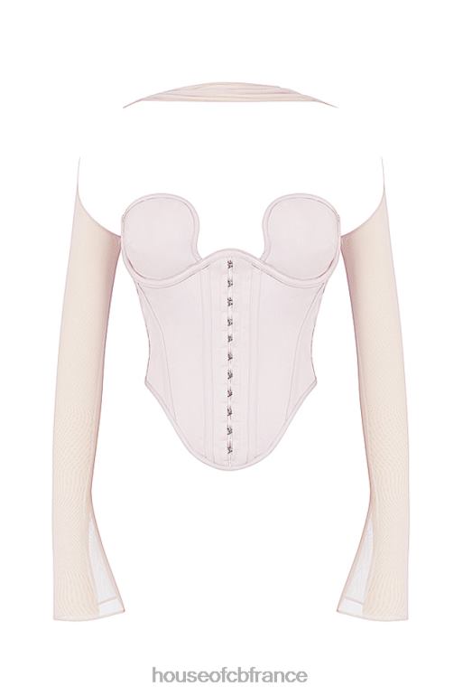 House of CB corset structuré en cristal mina N888H66 vêtements