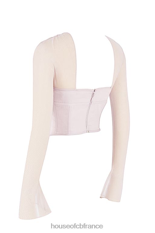 House of CB corset structuré en cristal mina N888H66 vêtements