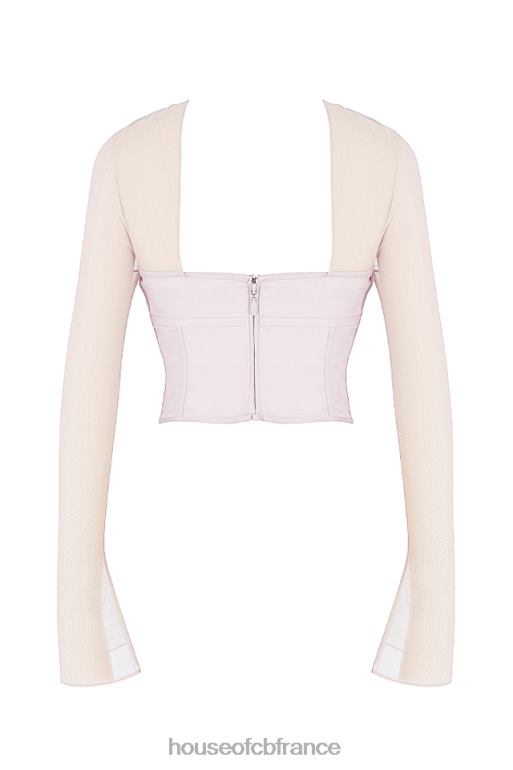 House of CB corset structuré en cristal mina N888H66 vêtements