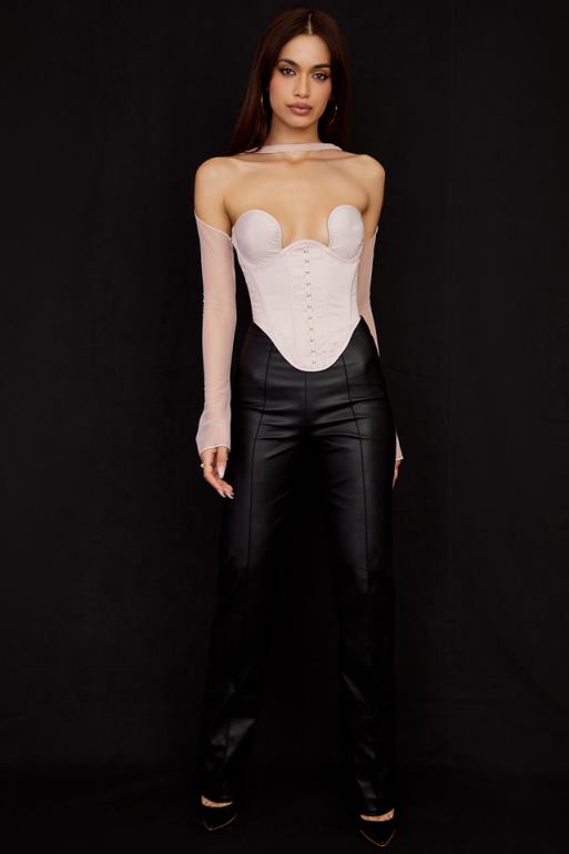 House of CB corset structuré en cristal mina N888H66 vêtements