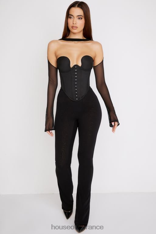 House of CB corset structuré noir mina N888H72 vêtements