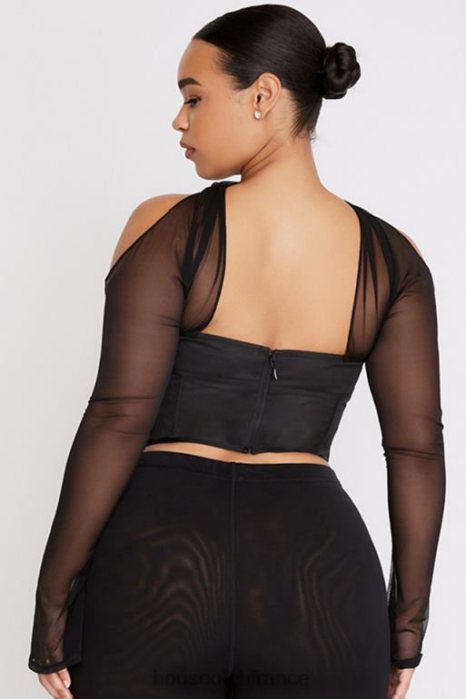 House of CB corset structuré noir mina N888H72 vêtements