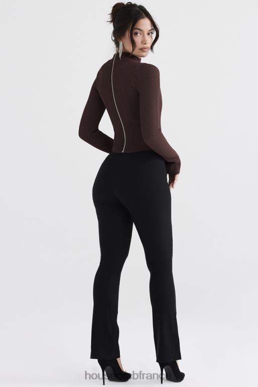House of CB corset tricoté georgina cacao N888H32 vêtements